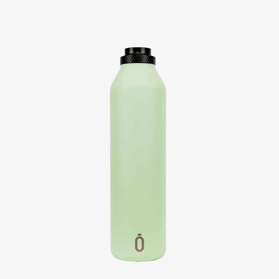 Botella t&eacute;rmica verde de acero inoxidable 1L - Runbott
