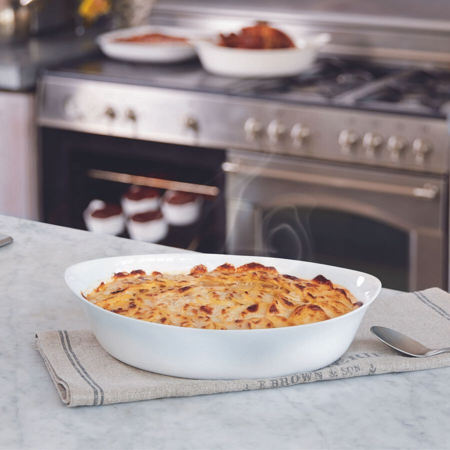 Fuente para horno rectangular opal Oven 34x25x7cm