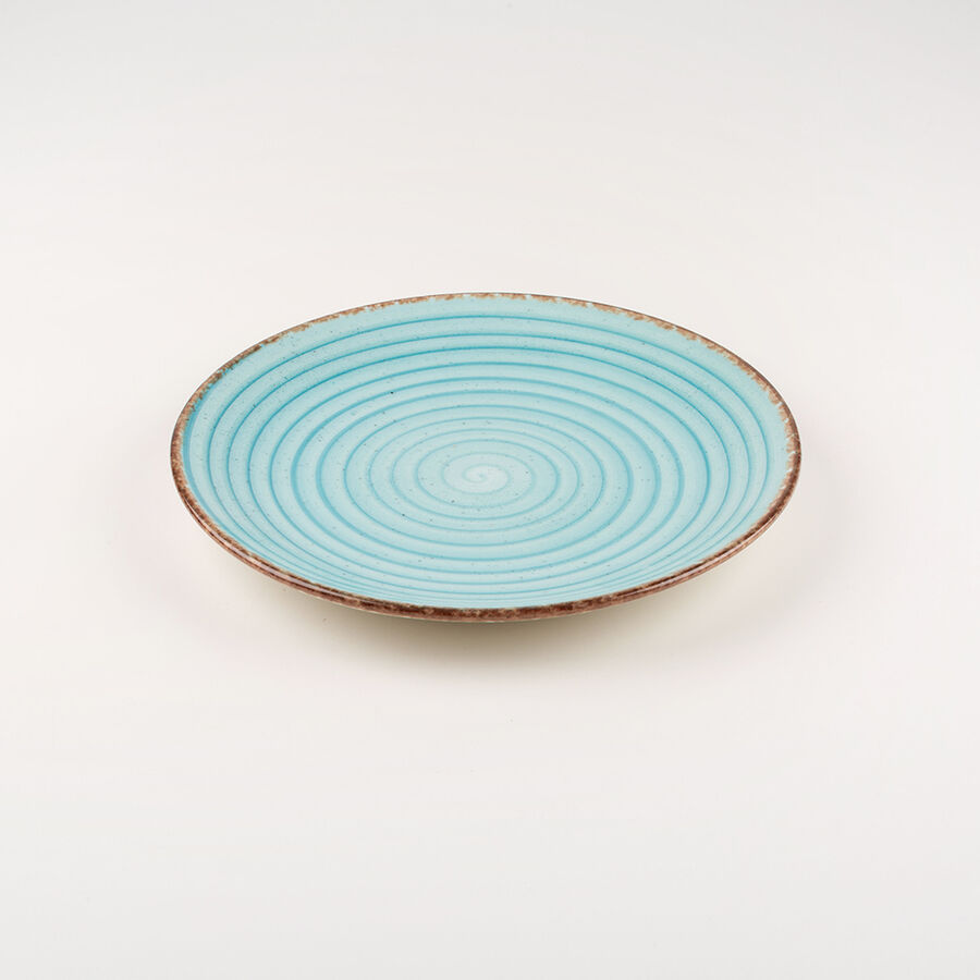 Plato llano azul Eo Turquoise Ø25cm