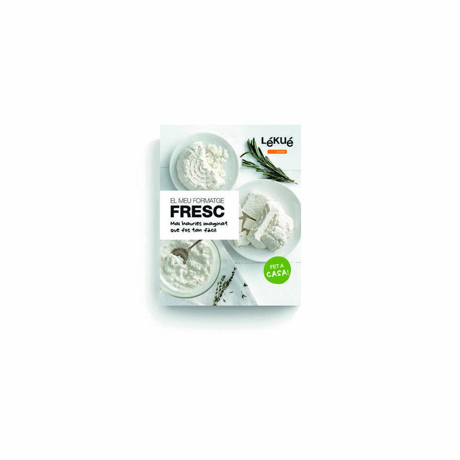 Kit de molde para queso fresco Cheese Maker con libro en catalán - Lékué