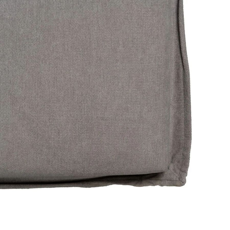 Cabecero tapizado desenfundable gris 190x8x100cm