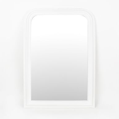 Espejo de pared blanco 74x104cm