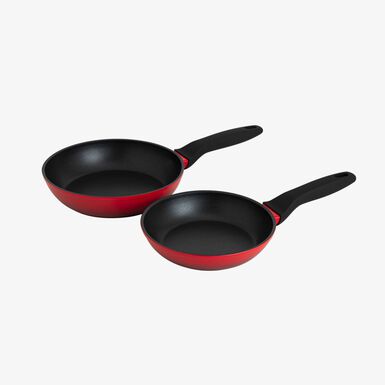Set de 2 sartenes antiadherentes de aluminio forjado &Oslash;20/24 Vita