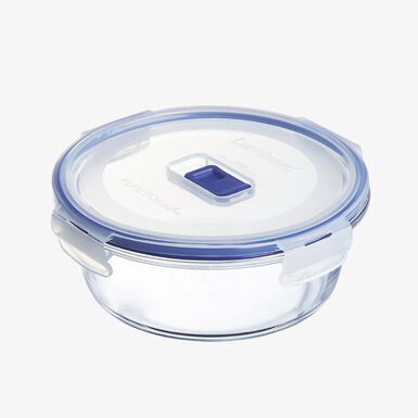 Taper de vidrio hermético redondo Purebox Luminarc 15x7cm - 92cl