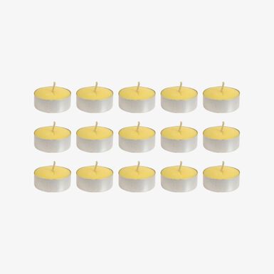 Set de 15 velas tealight de citronela