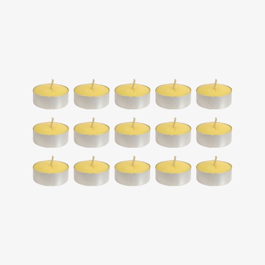 Set de 15 velas tealight de citronela