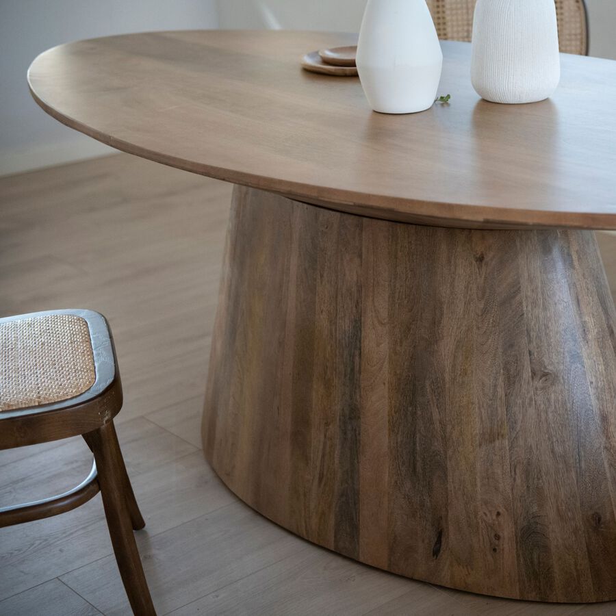 Mesa de comedor de madera de mango Sidney 200x100x77cm Clau&Chloe