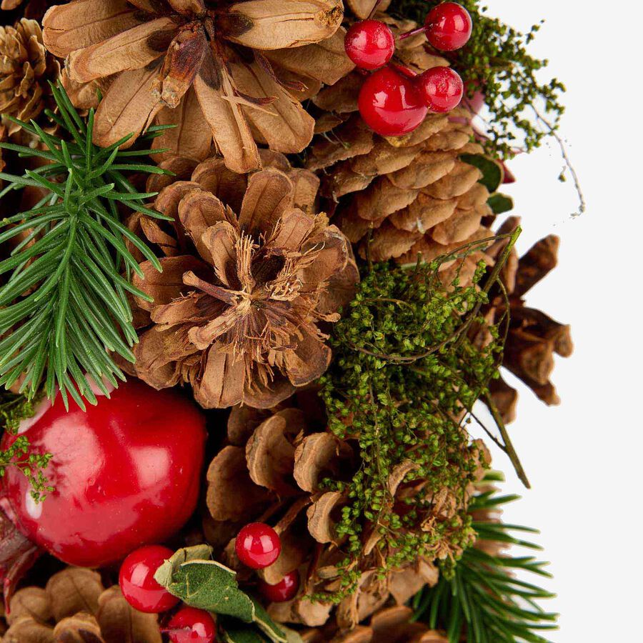 Árbol con piñas Ø18x34cm