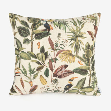 Funda de cojín algodón Fluvia 45x45cm