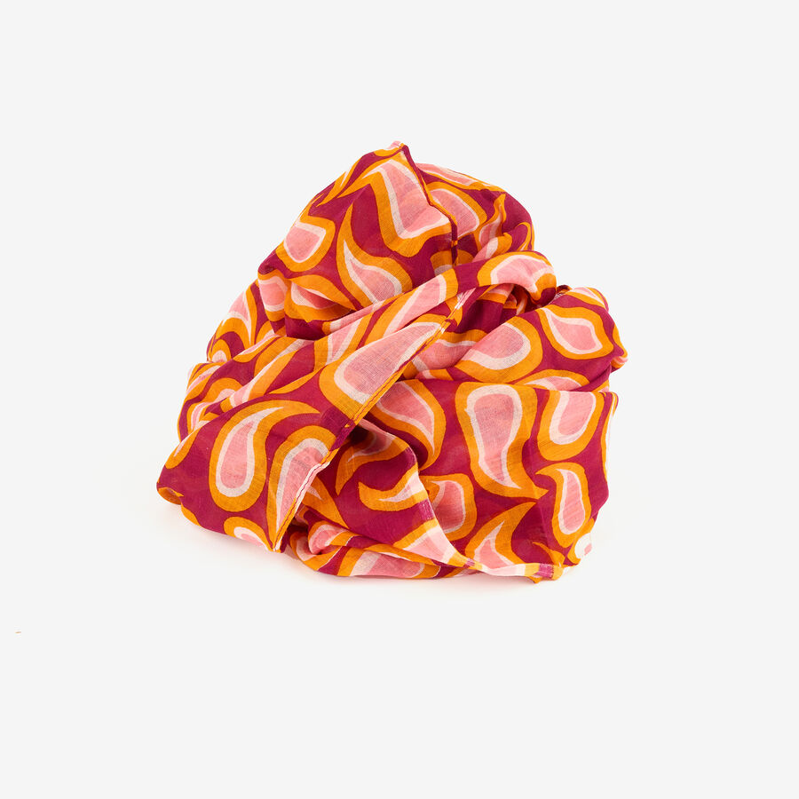 Pareo/fular de algodón Paisley 110x180cm Clau&Chloe