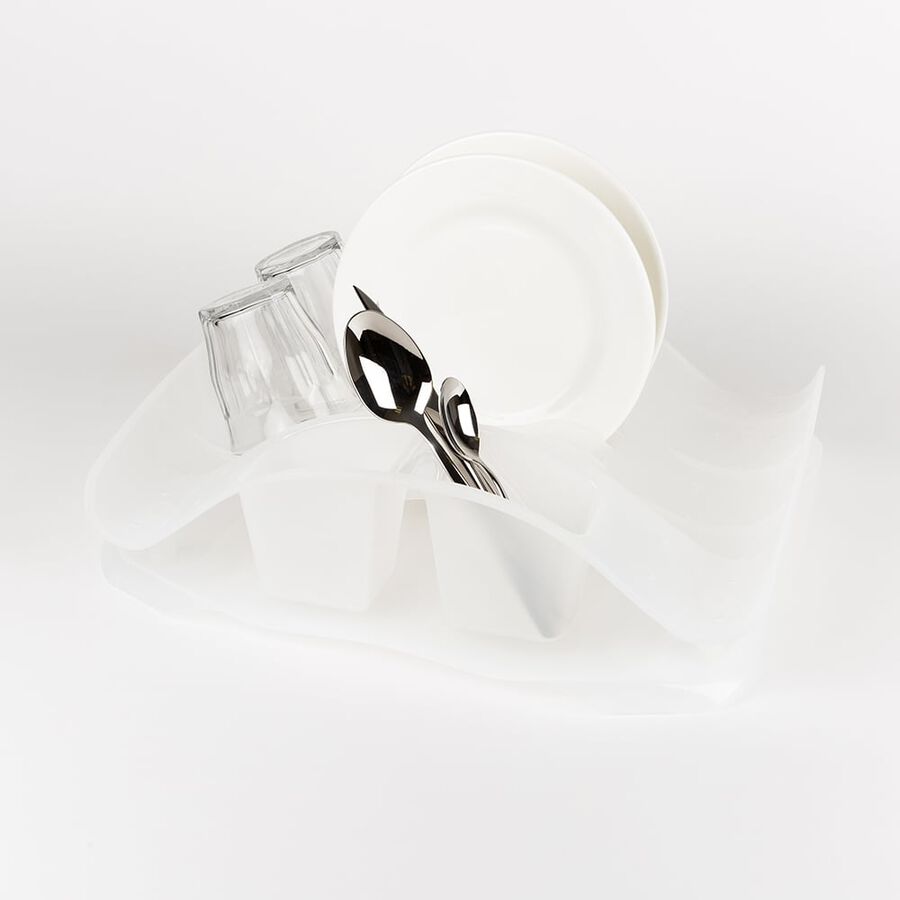 Escurreplatos PP transparente 40x40cm