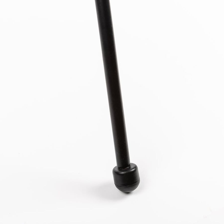 Silla de jard&iacute;n de metal negra Acapulco 50x71x94cm