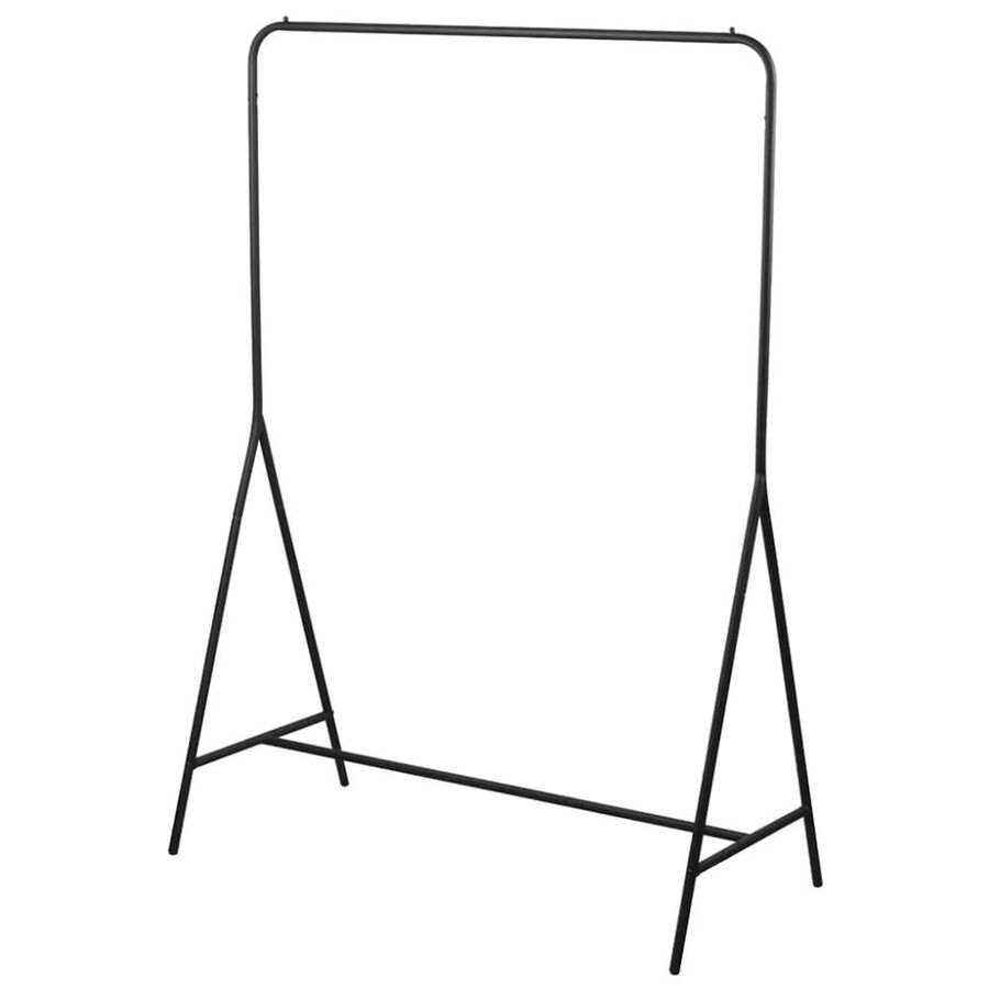 Perchero de metal negro 109x55x154cm