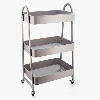 Carro de cocina gris Branik 45x31x78