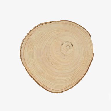 Centro de mesa corteza de madera Ø25x2cm