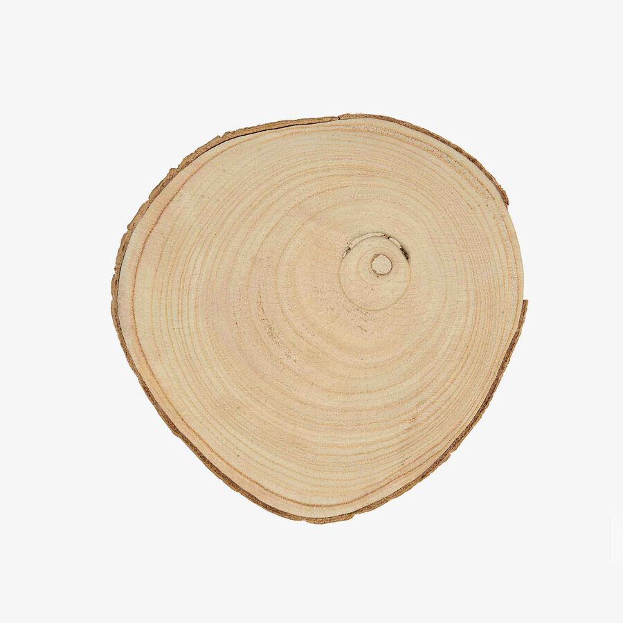 Centro de mesa corteza de madera Ø25x2cm