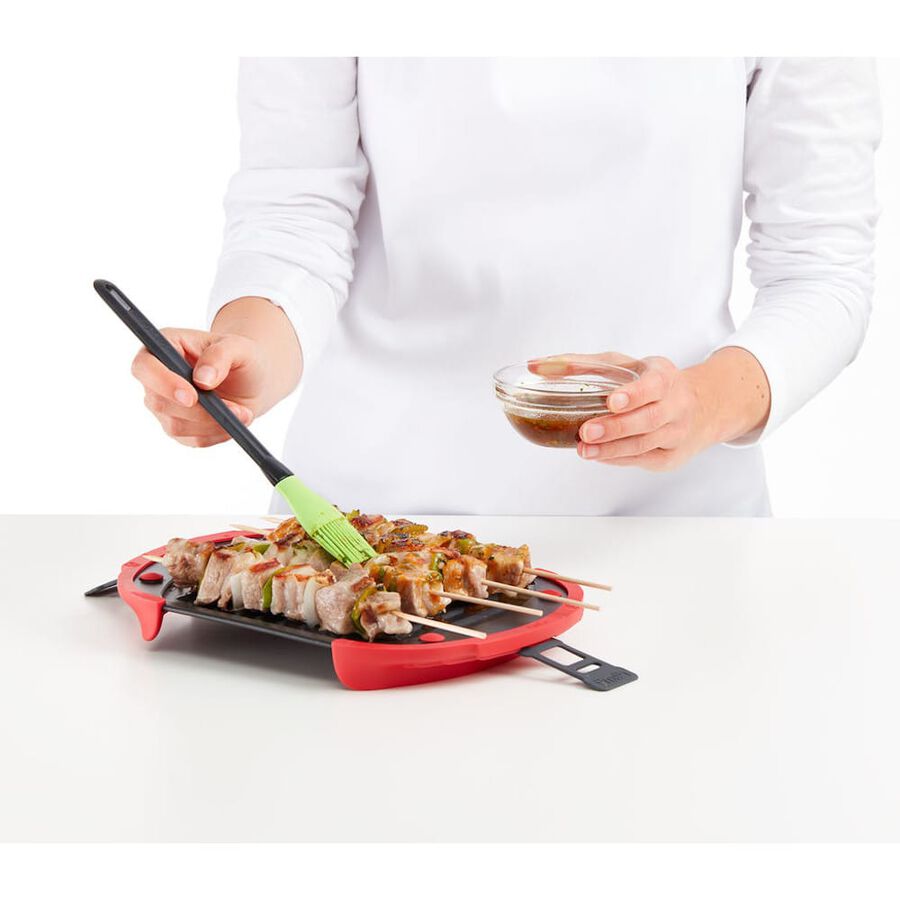 Grill para microondas con asas de silicona XL - L&eacute;ku&eacute;