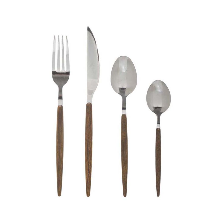 Cubertería de 24 piezas de acero inoxidable Amazonia