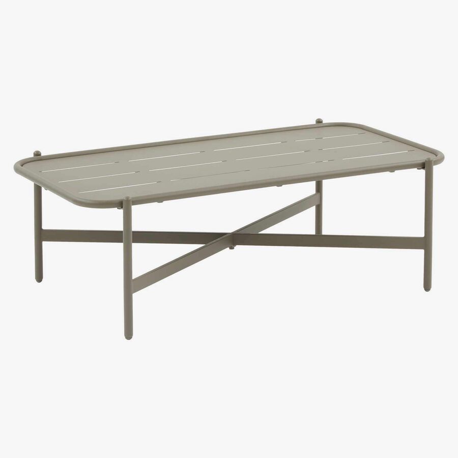 Conjunto de jard&iacute;n para 4 personas de acero cafe Solani