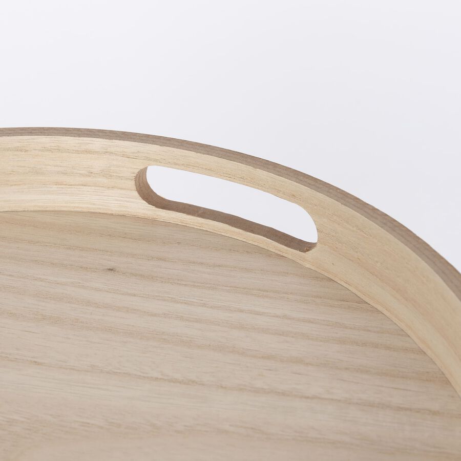 Mesa auxiliar con bandeja Cavea &Oslash;35x38cm