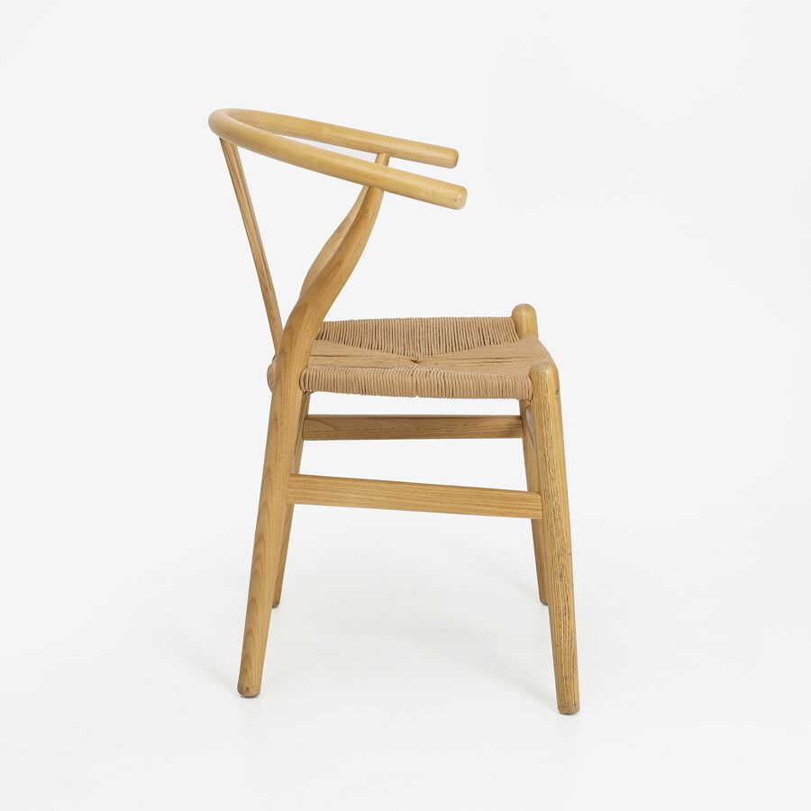 Silla de comedor de madera natural Irma 49x42x78cm Clau&Chloe