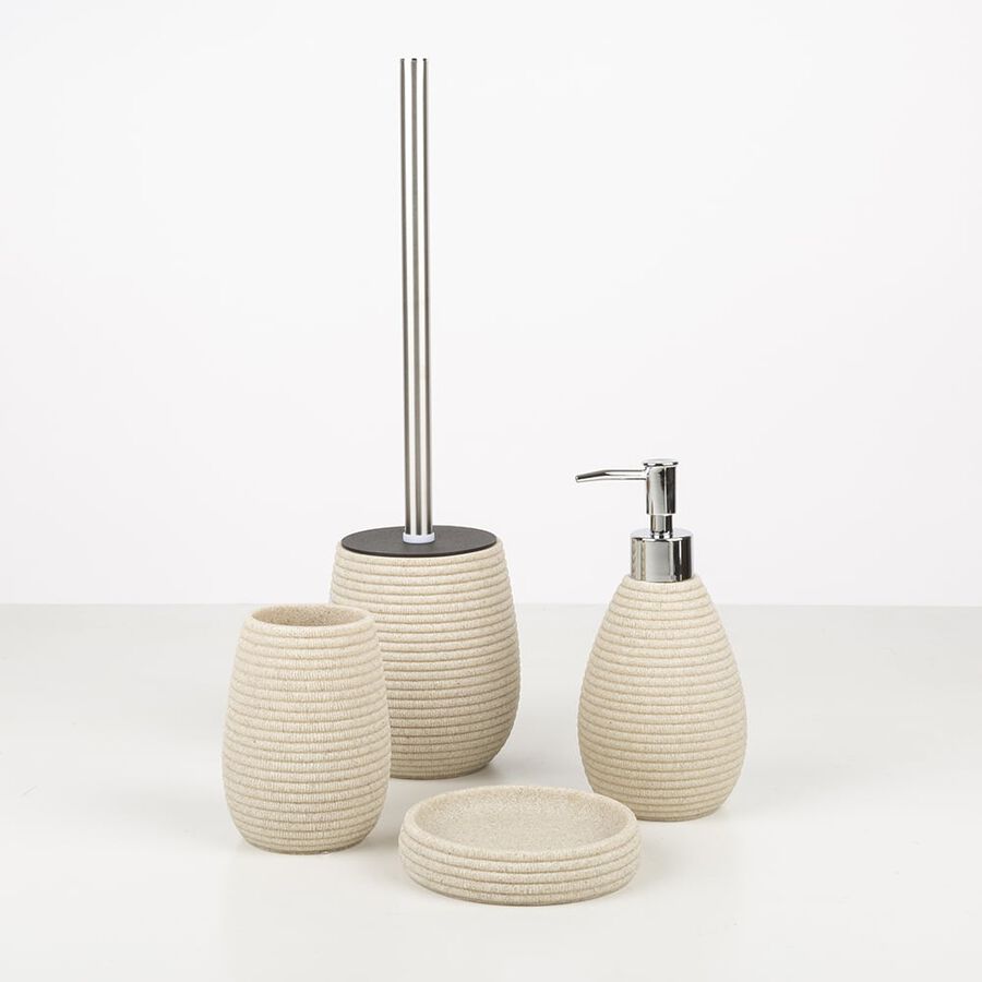 Vaso Portacepillos efecto Piedra &Oslash;8x11cm