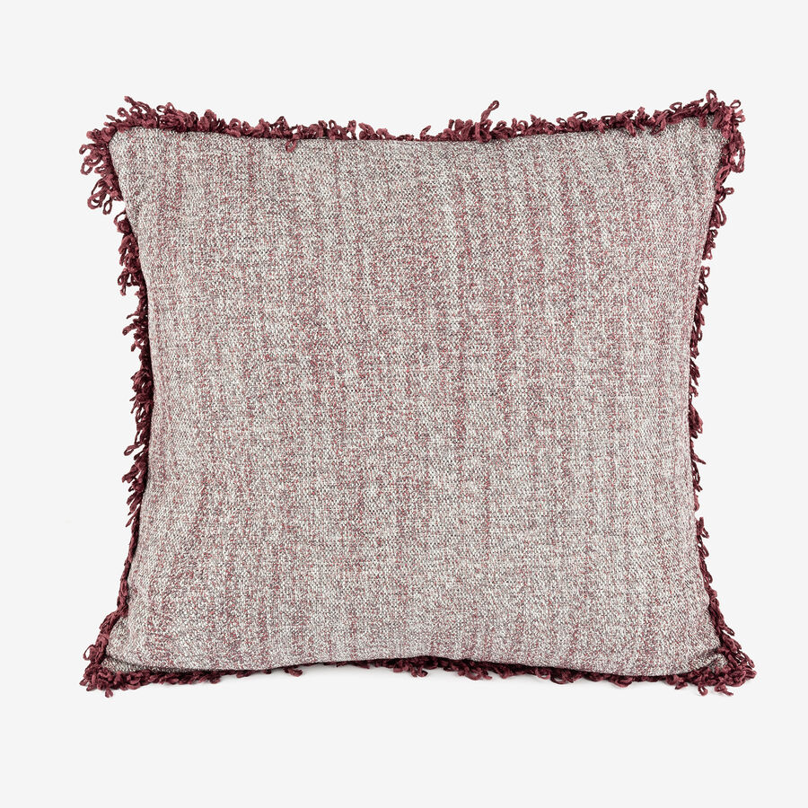 Coj&iacute;n de algod&oacute;n reciclado vino Alice 50x50cm Clau&Chloe