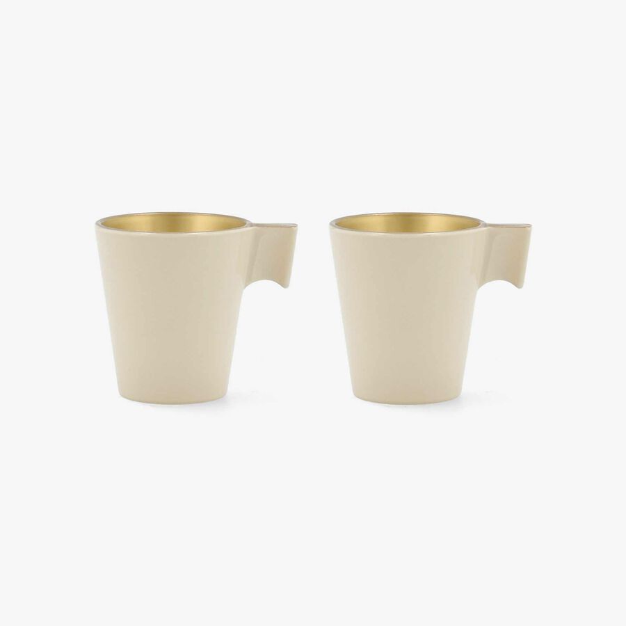 Set de 2 tazas de vidrio café expresso 8cl Nieve