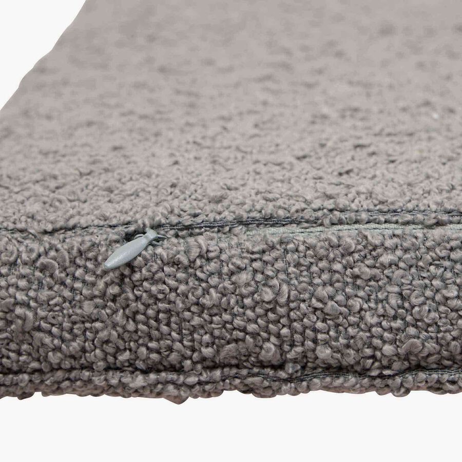 Cojin para silla de jard&iacute;n con velcro antracita Soreya 40x40cm