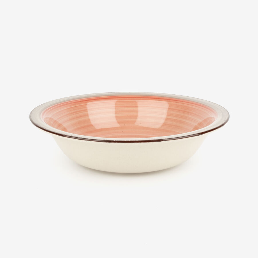 Vajilla de porcelana de 18 piezas rosa Juliett