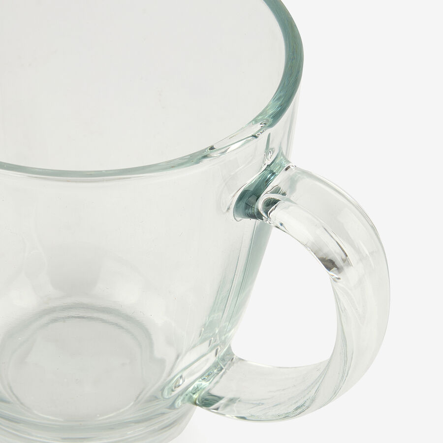 Mug de cristal transparente 12x11x10cm 45cl