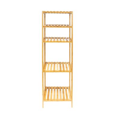 Estanter&iacute;a de 4 estantes de bamb&uacute; grande