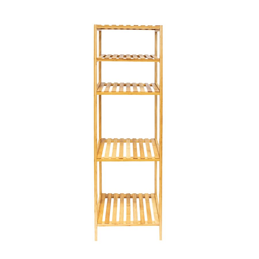 Estanter&iacute;a de 4 estantes de bamb&uacute; grande