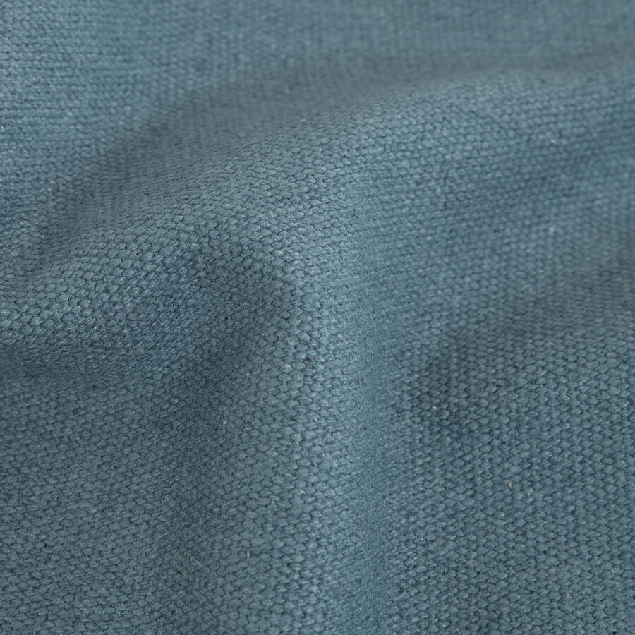 Camino de mesa de algodón azul Maya 140x38cm