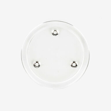 Portavelas de cristal Osian Ø13cm