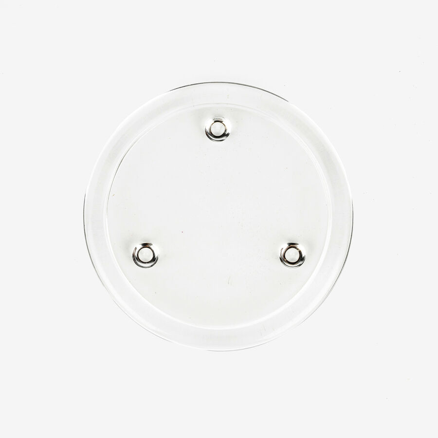 Portavelas de cristal Osian Ø13cm