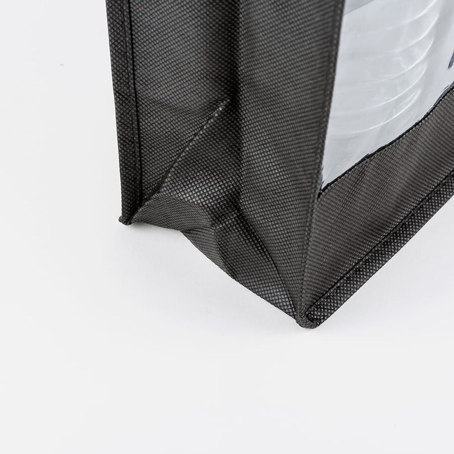 Bolsa para 2 botellas de vino con ventana y asas