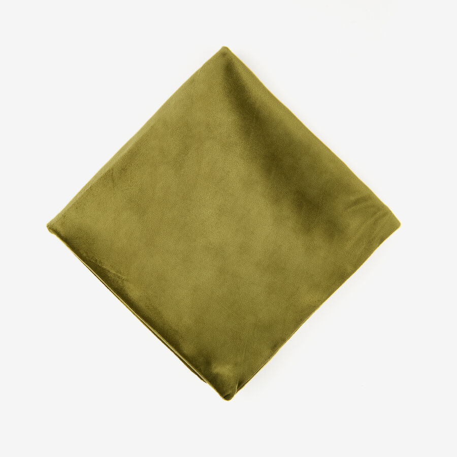 Funda de cojín velvet verde 45x45cm