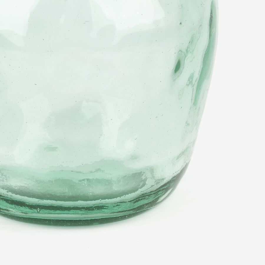 Jarr&oacute;n de vidrio recilado Mijas de 19 x 31 cm