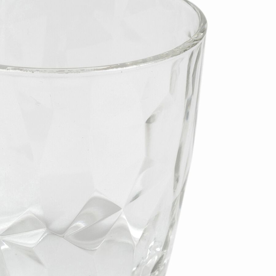 Vaso de agua de cristal transparente Diamond 30cl