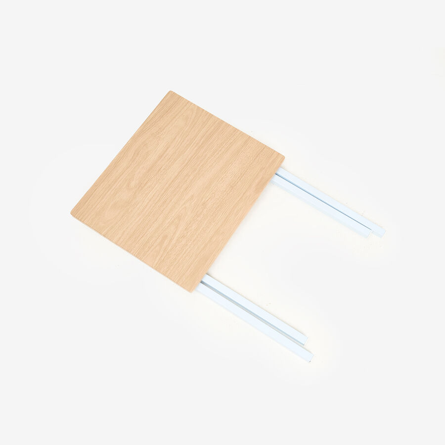 Set de 2 mesas auxiliares plegables 40x33x51cm