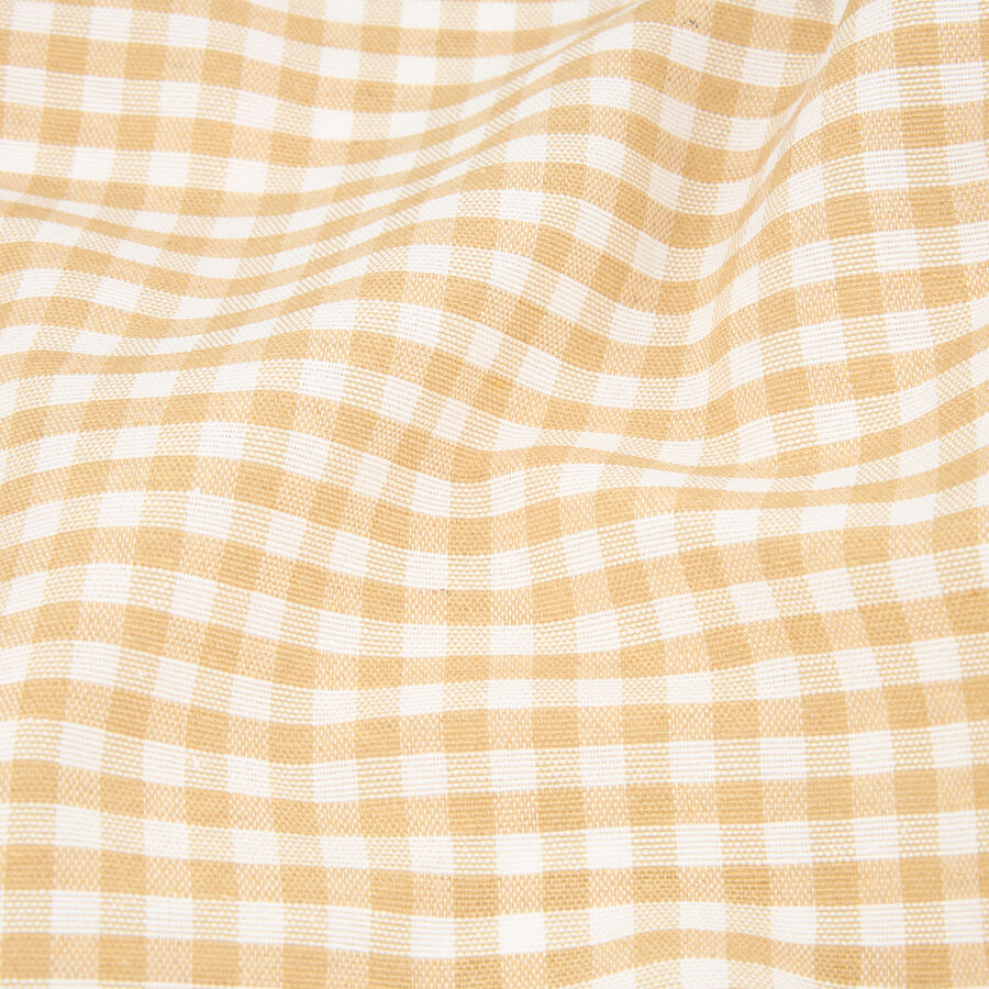 Set de 2 servilletas beige Vichy 43x43cm