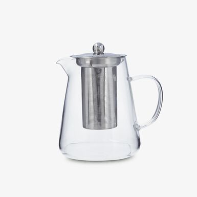 Tetera de vidrio con filtro de acero in&oacute;xidable Serenia