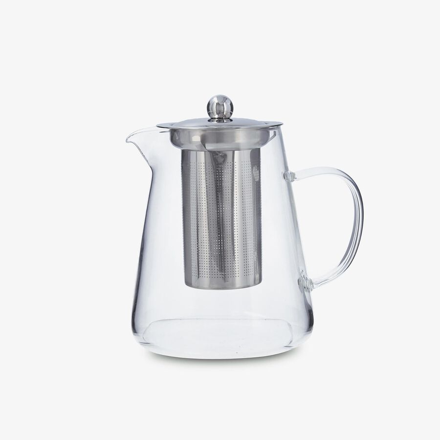 Tetera de vidrio con filtro de acero in&oacute;xidable Serenia