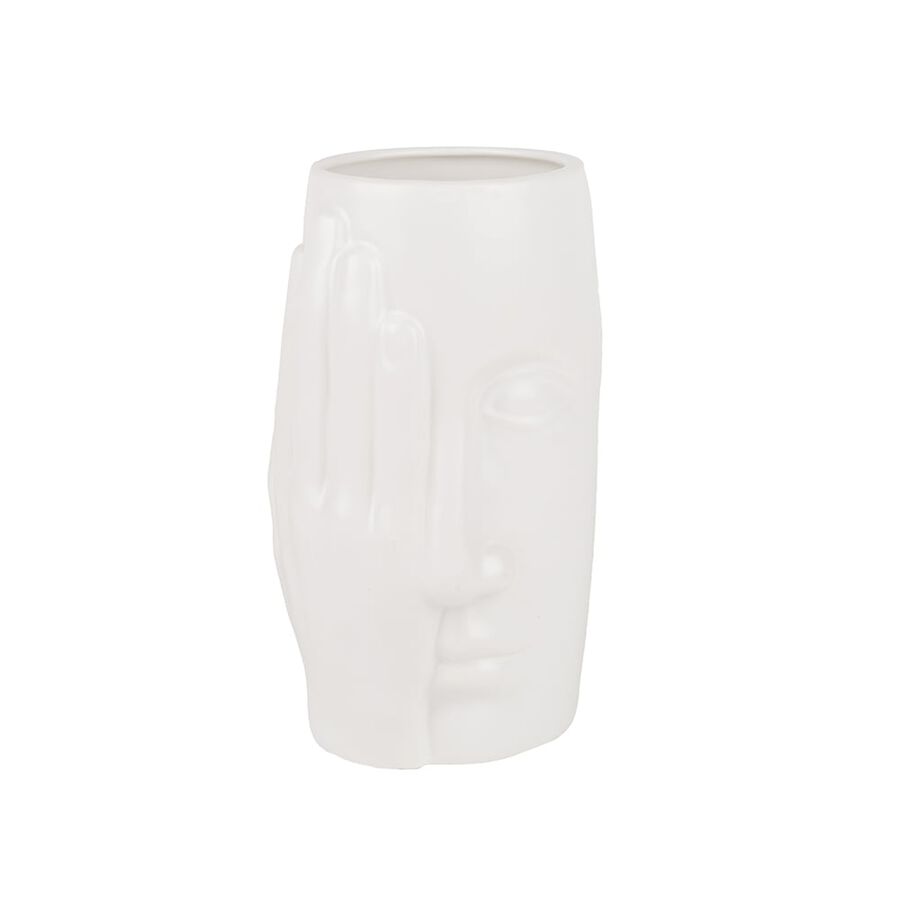 Jarrón de cerámica Lola Visage 20cm Clau&Chloe