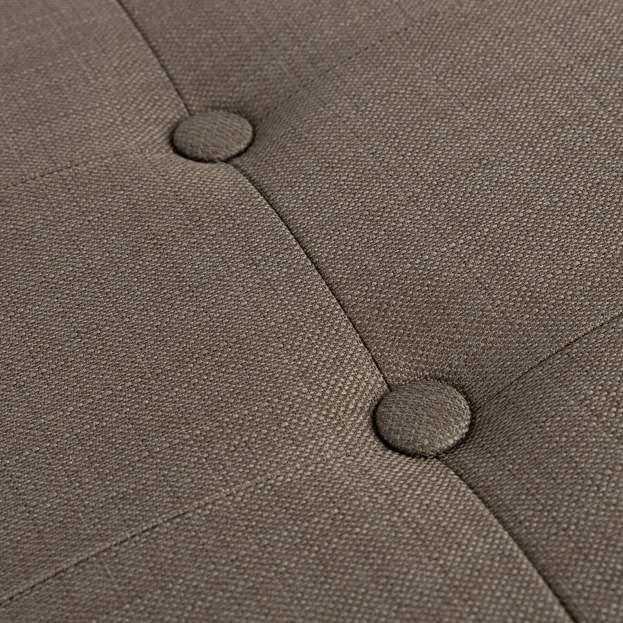 Taburete con almacenaje de madera DM Sander 76x38cm