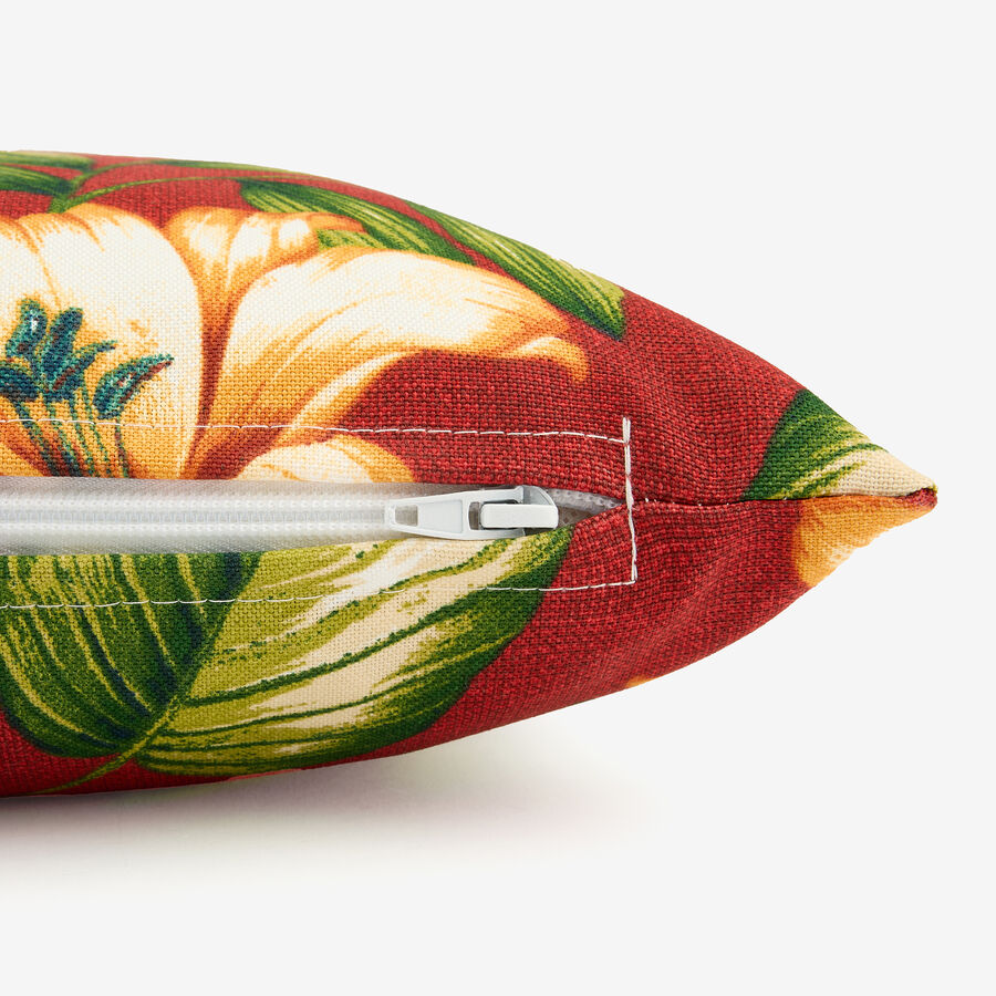 Cojín de exterior grana Tropical 43x43cm