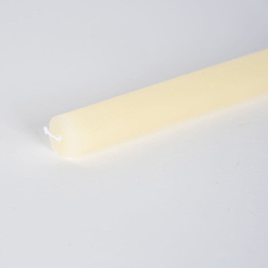 Vela candelabro marfil 20cm