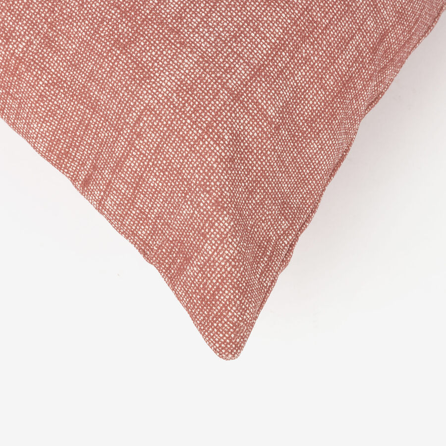 Funda de cojín burdeos Zak 45x45cm