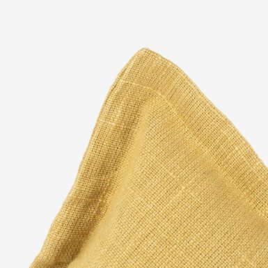 Funda de cojín de algodón amarilla Frida 40x35cm